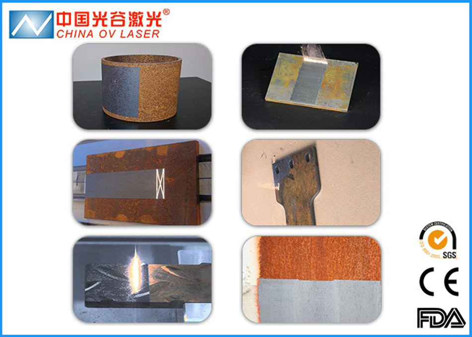 Surface Pretreatment Cleaning Laser Machine for Dirty Rust Paint Oxide Oil Removing